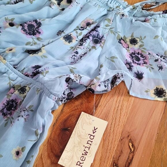 NWT Rewind 1X Cold Shoulder Midi Dress - Picture 4 of 7